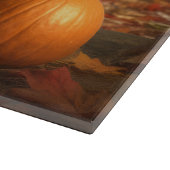 Boston Terrier Puppy Herfst Delight Pompoen Snijplank (Hoek)