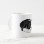Boston Terrier Puppy Mok (Voorkant links)