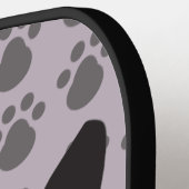 Boston Terrier, Purple lavender Pickleball Paddle (Links Detail)