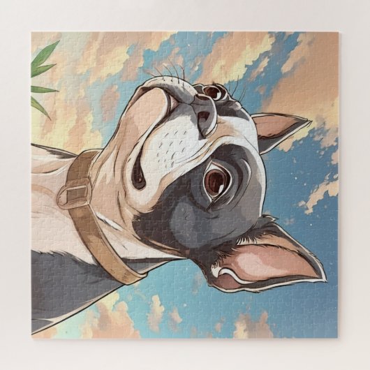 Boston Terrier puzzel (Horizontaal)