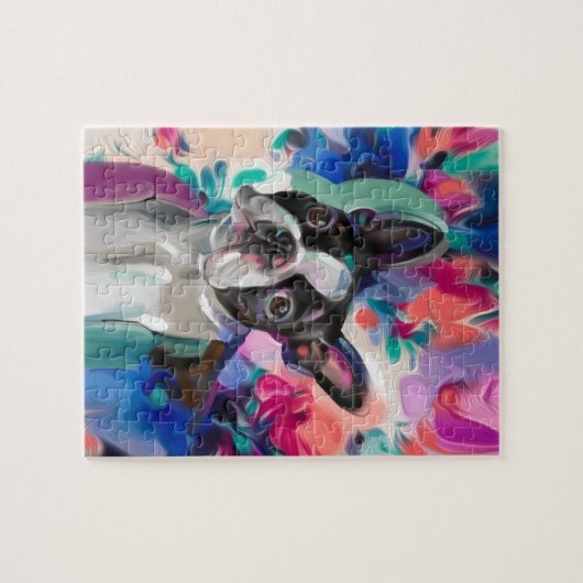 Boston Terrier PUZZLE Legpuzzel (Horizontaal)