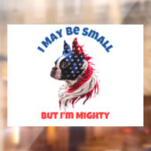 Boston Terrier Raamsticker (Vel 2)