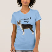 Boston Terrier Rescue T-Shirt (Voorkant)