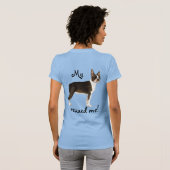 Boston Terrier Rescue T-Shirt (Achterkant volledig)