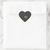 Boston Terrier Retro Hondenliefhebber Grafisch_1 Hart Sticker (Tas)