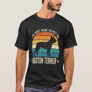 Boston Terrier Retro Hondenliefhebber Grafisch_1 T-shirt