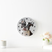 Boston Terrier Ronde Klok (Huis)