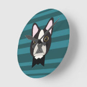 Boston Terrier Ronde Klok (Hoek)