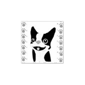 Boston Terrier Rubberstempel (Afrduk)