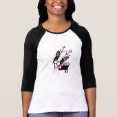 Boston Terrier Rudolph The Reindeer T-shirt (Voorkant)