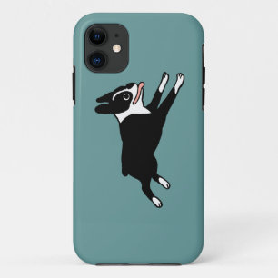 Boston Terrier runnen -  kleur iPhone 11 Hoesje