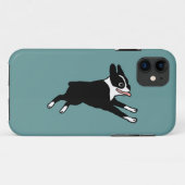 Boston Terrier runnen -  kleur Case-Mate iPhone Case (Achterkant (horizontaal))