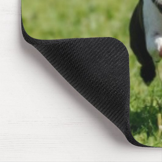 Boston Terrier Running Mousepad Muismat (Hoek)