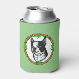 Boston Terrier Saint Patricks Day Blikjeskoeler