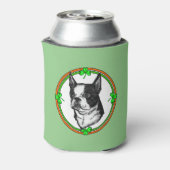 Boston Terrier Saint Patricks Day Blikjeskoeler (Blikje Achterkant)