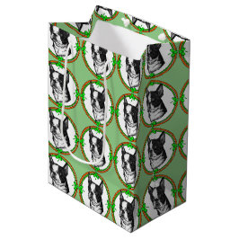 Boston Terrier Saint Patricks Day Medium Cadeauzakje