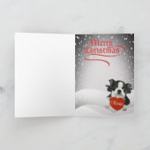 Boston Terrier Santa Paws Kaarten (Binnen)