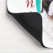 Boston Terrier Santa Paws Muismat (Hoek)