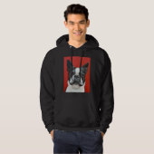 Boston Terrier schildert in acrylica door Jimmie B Hoodie (Voorkant volledig)