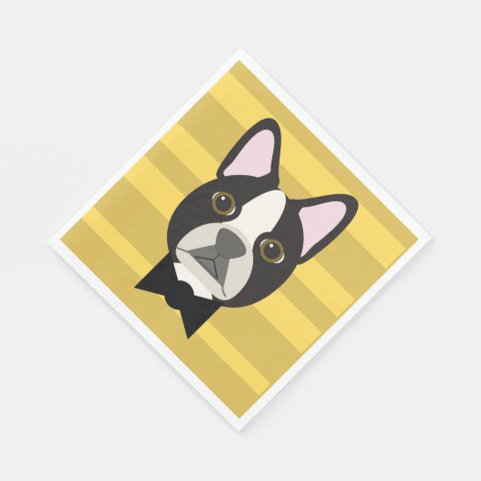 Boston Terrier Servet (Hoek)