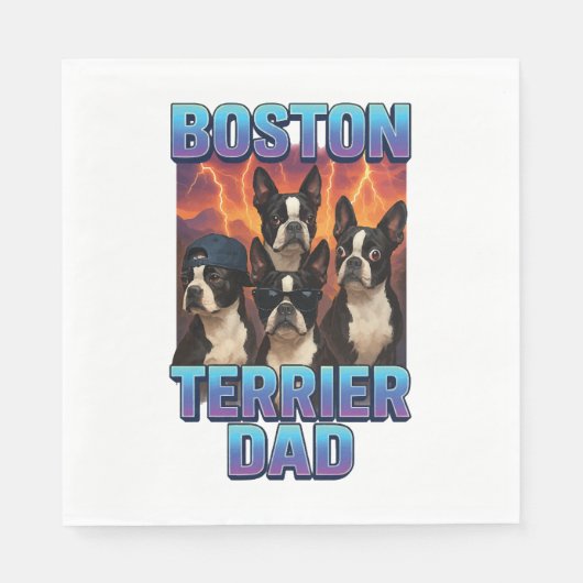 Boston Terrier Servet (Voorkant)