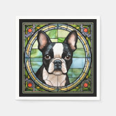 Boston Terrier servetten (Voorkant)