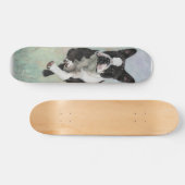 Boston Terrier Skateboard (Horizontaal)