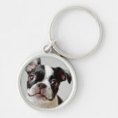 Boston Terrier Sleutelhanger (Voorkant)