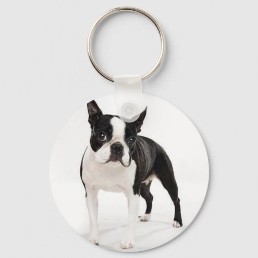 Boston Terrier Sleutelhanger (Voorkant)