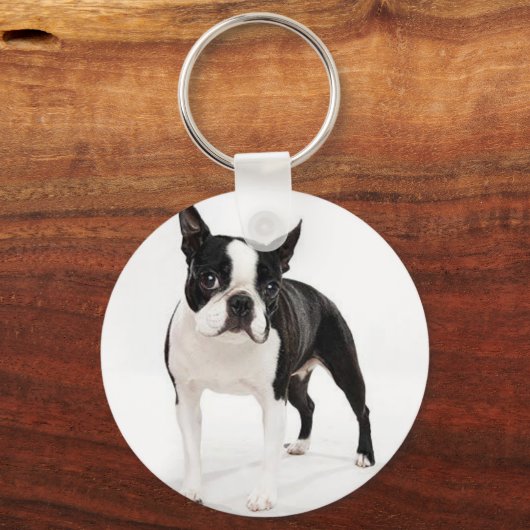 Boston Terrier Sleutelhanger (Voorkant)