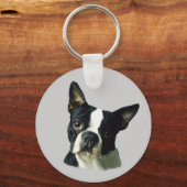 Boston Terrier Sleutelhanger (Voorkant)