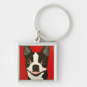 Boston Terrier Sleutelhanger (Voorkant)
