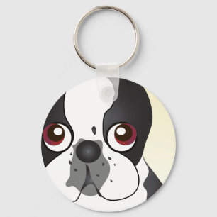 Boston Terrier Sleutelhanger