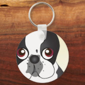 Boston Terrier Sleutelhanger (Voorkant)