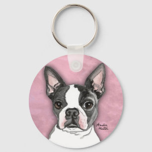 Boston Terrier Sleutelhanger