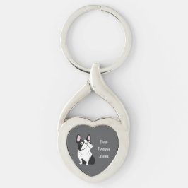Boston terrier sleutelhanger