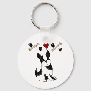 Boston Terrier Sleutelhanger