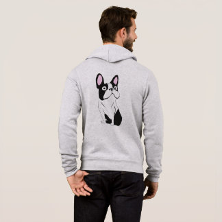 Boston Terrier Smoking Hoodie