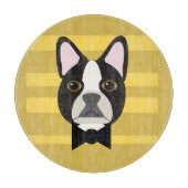 Boston Terrier Snijplank (Voorkant)