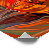 Boston Terrier Spelen Gitaar Poster - Schattige Do (Hoek)