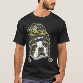 Boston Terrier Sports Beanie T-shirt (Voorkant)