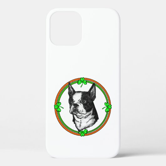 Boston Terrier St Patrick's Day Case-Mate iPhone Case (Achterkant)