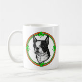 Boston Terrier St Patrick's Day Koffiemok (Links)