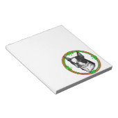Boston Terrier St. Patrick's Day Notitieblok (Schuin)
