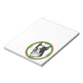 Boston Terrier St. Patrick's Day Notitieblok (Linkerzijde)