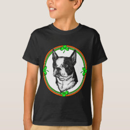 Boston Terrier St Patrick's Day T-shirt