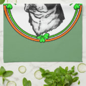 Boston Terrier St Patrick's Day Theedoek (Gevouwen)