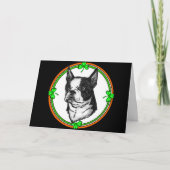 Boston Terrier St. Pattys Kaart (Voorkant)