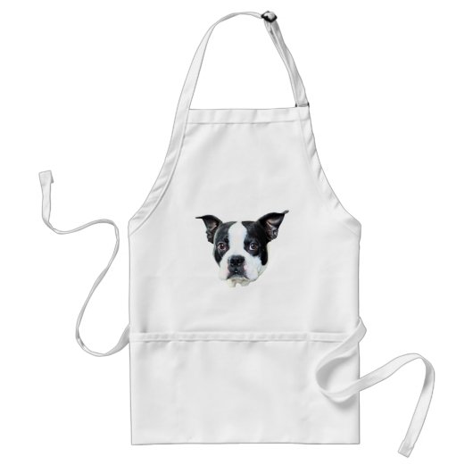 Boston Terrier Standaard Schort (Voorkant)