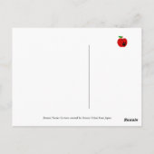 Boston Terrier Standing Briefkaart (Achterkant)